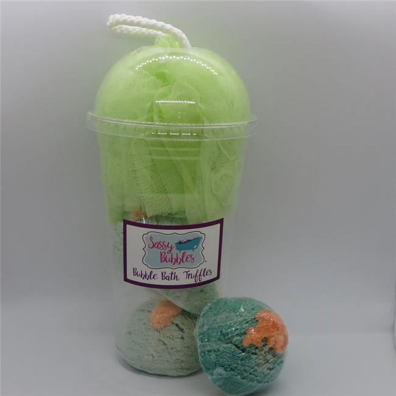 Picture of Sassy Bubbles CucMelShake Bubble Bath Truffle Shake - Cucumber & Melon