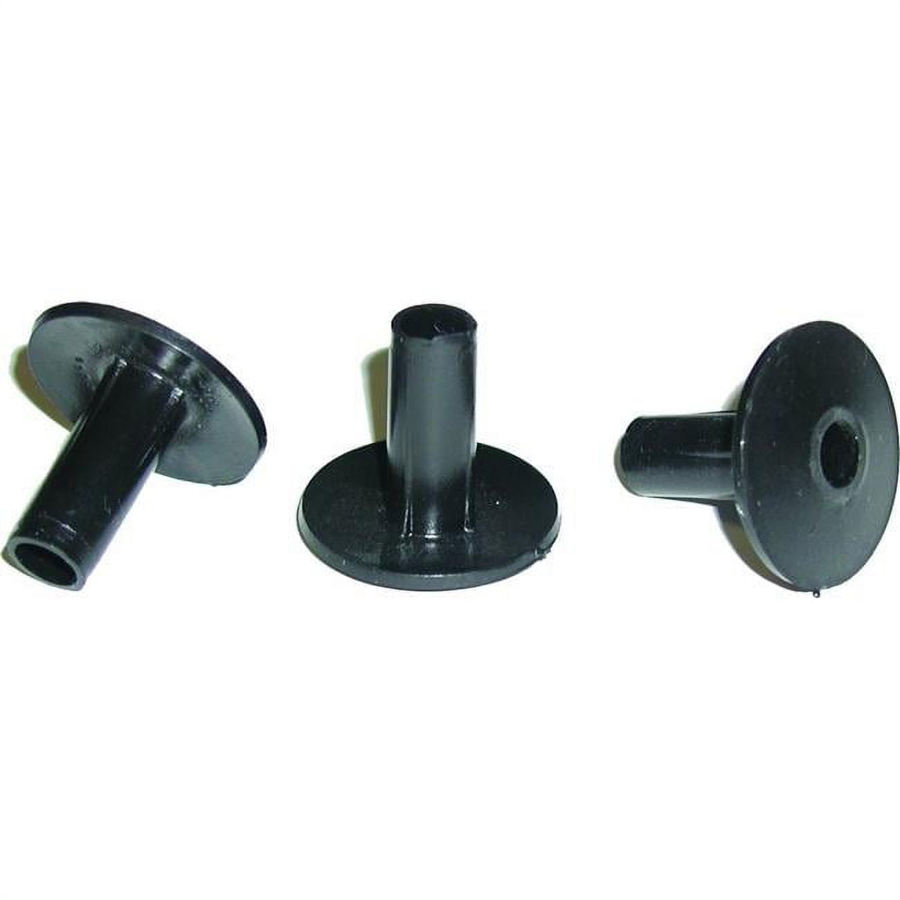 FTB56BLK PBI Feed Thru Bushing, Black - Pack of 100