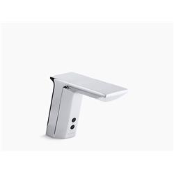 Geometric Touchless single-hole lavatory faucet with Insight sensor technology, AC-powered, 0.5 gpm