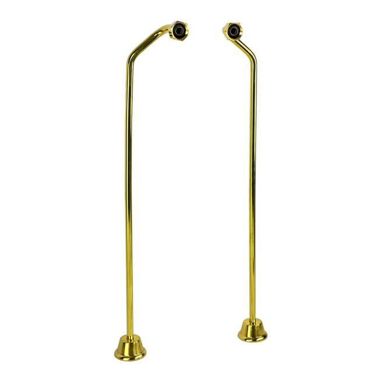 Picture of Cahaba CCLDOSLPB 0.5 x 24 in. Double Offset Bath Supplies&#44; Polished Brass