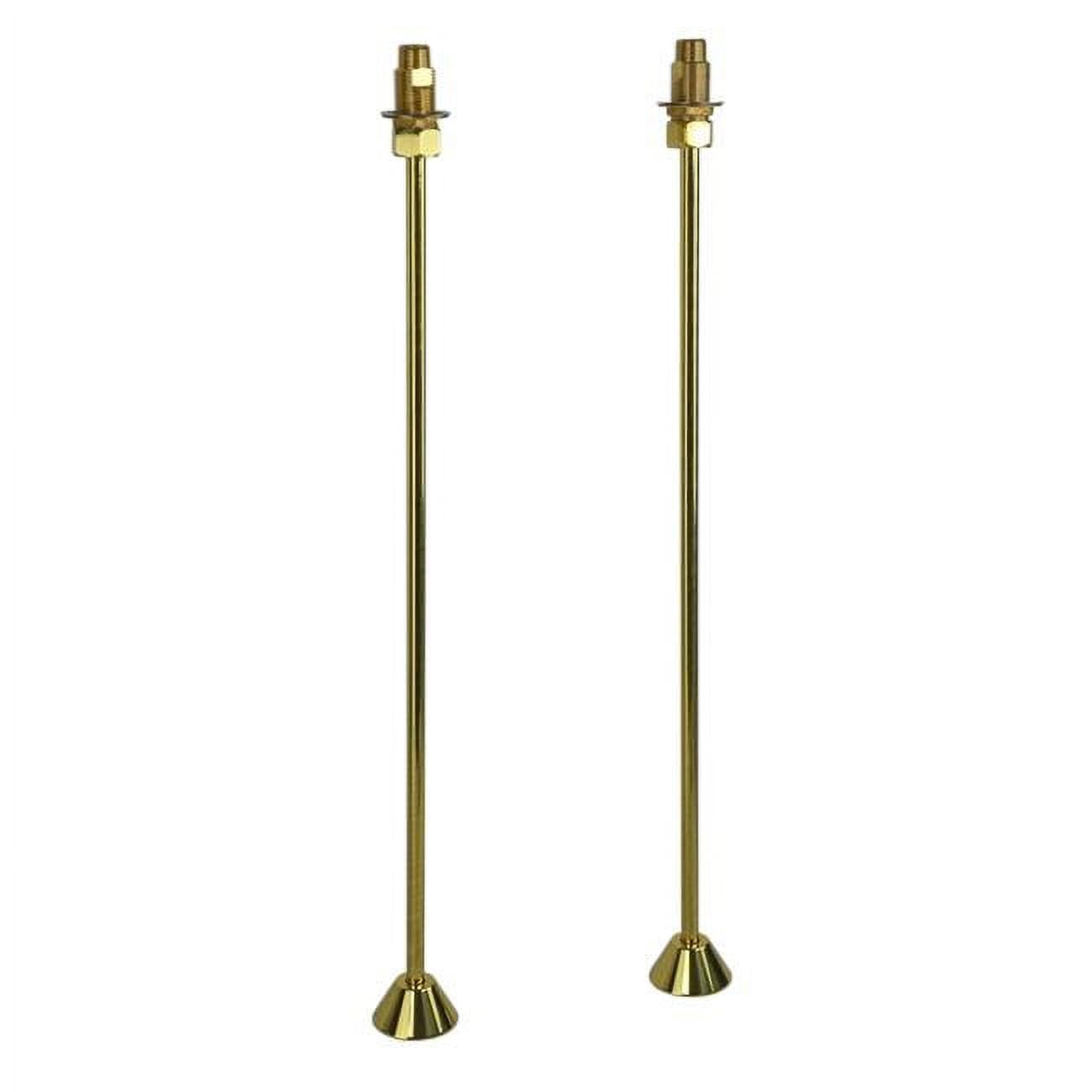 Picture of Cahaba CCLSSLPB 0.5 x 24 in. Straight Bath Supplies&#44; Polished Brass