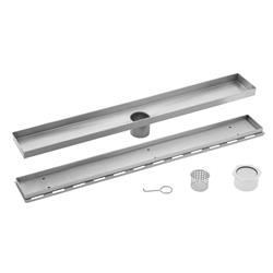 Picture of Cahaba CATI36 36 in. Brushed Stainless Steel Tile Insert Linear Shower Drain