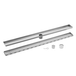 Picture of Cahaba CATI60 60 in. Brushed Stainless Steel Tile Insert Linear Shower Drain