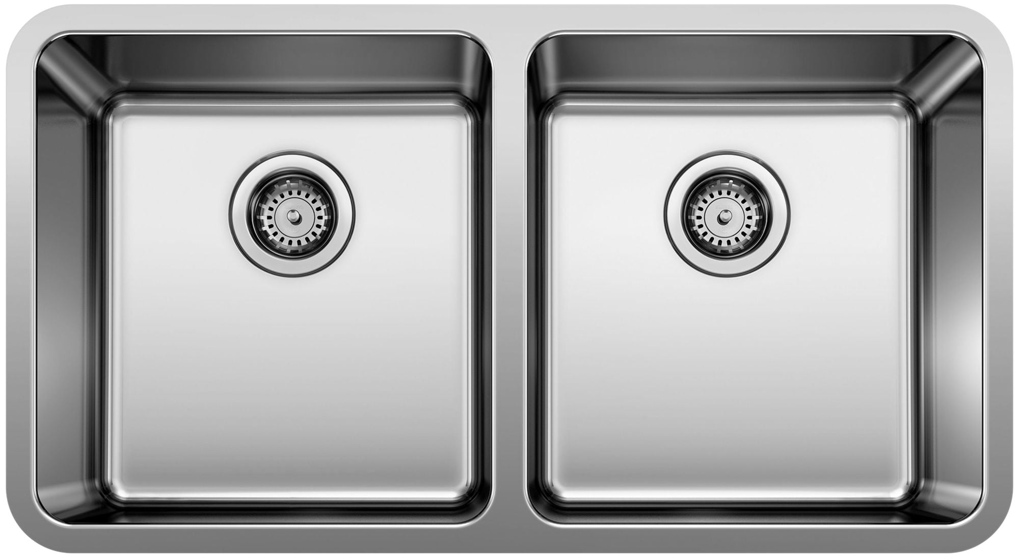 Picture of Blanco 442768 Formera Equal Double Bowl&#44; Stainless Steel