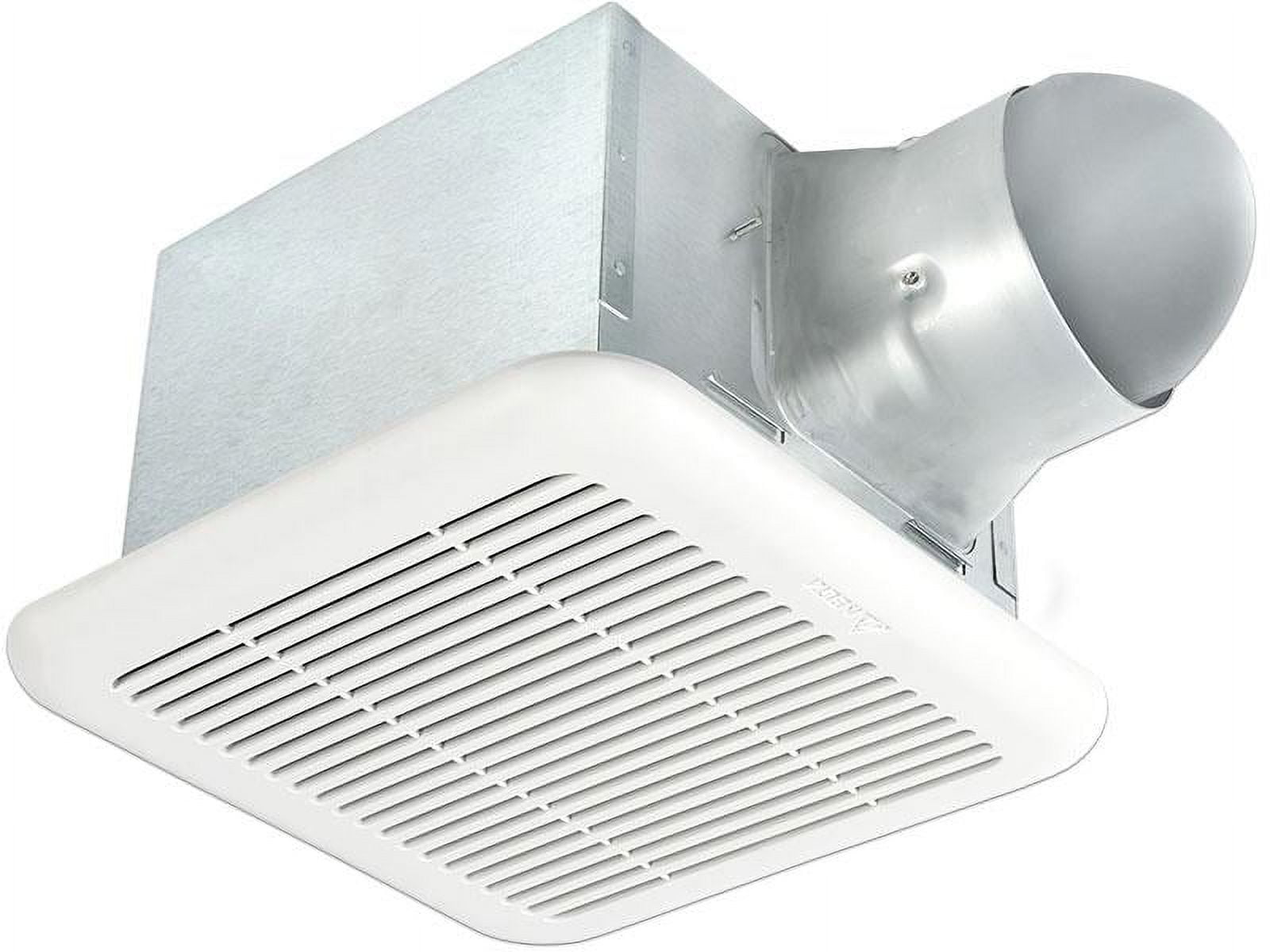 Picture of Delta Electronics SIG80-110D 80-110 CFM Ceiling Bathroom Exhaust Fan with Adjustable High & Low Speeds & Delay Timer&#44; Off White