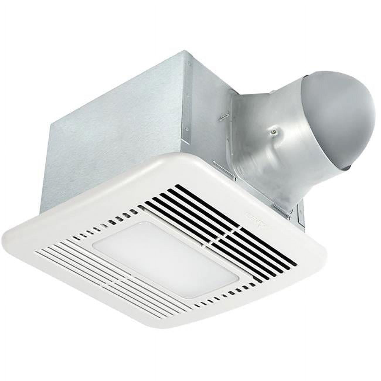 Picture of Delta Electronics SIG80-110DLED 80-110 CFM Ceiling Bathroom Exhaust Fan with Dimmable LED Light & Night-Light&#44; Off White