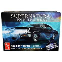Picture of AMT AMT1124 Skill 2 Model 1967 Chevrolet Impala Sport Sedan Supernatural 2005 TV Series Kit for 1 by 25 Scale Model