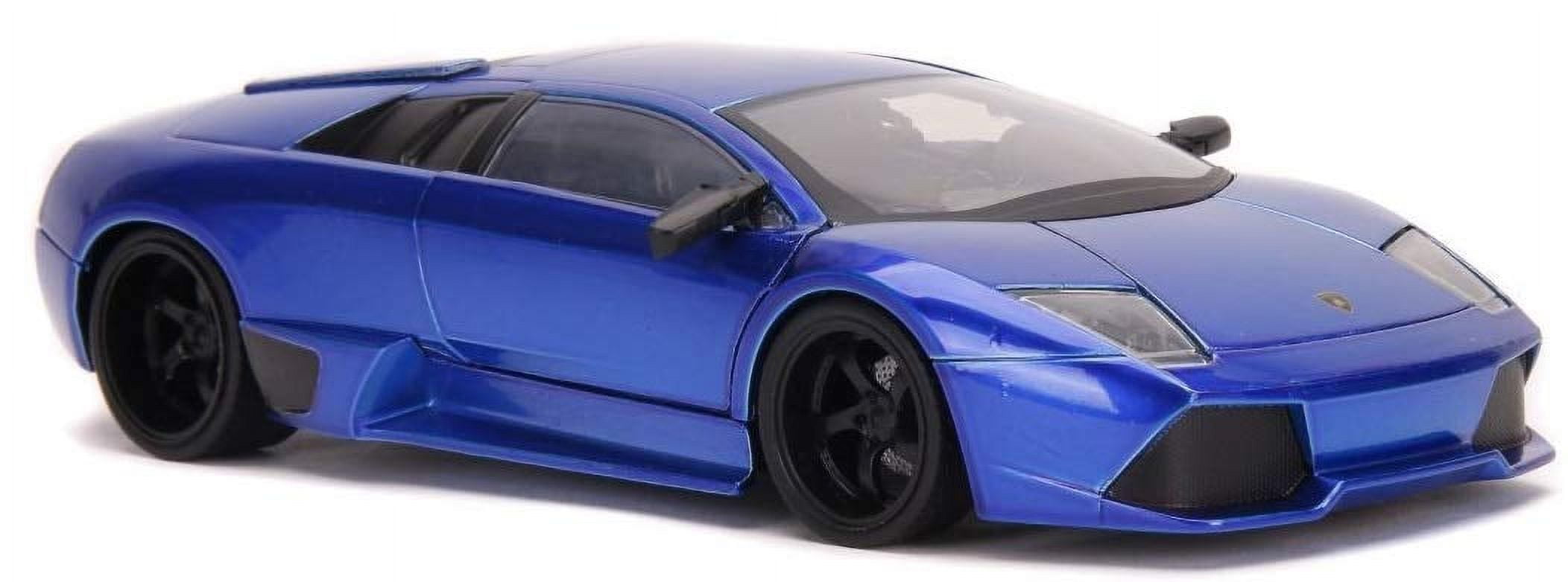 1-24 Scale Lamborghini Murcielago LP640 Candy Hyper Spec Diecast Model Car, Blue
