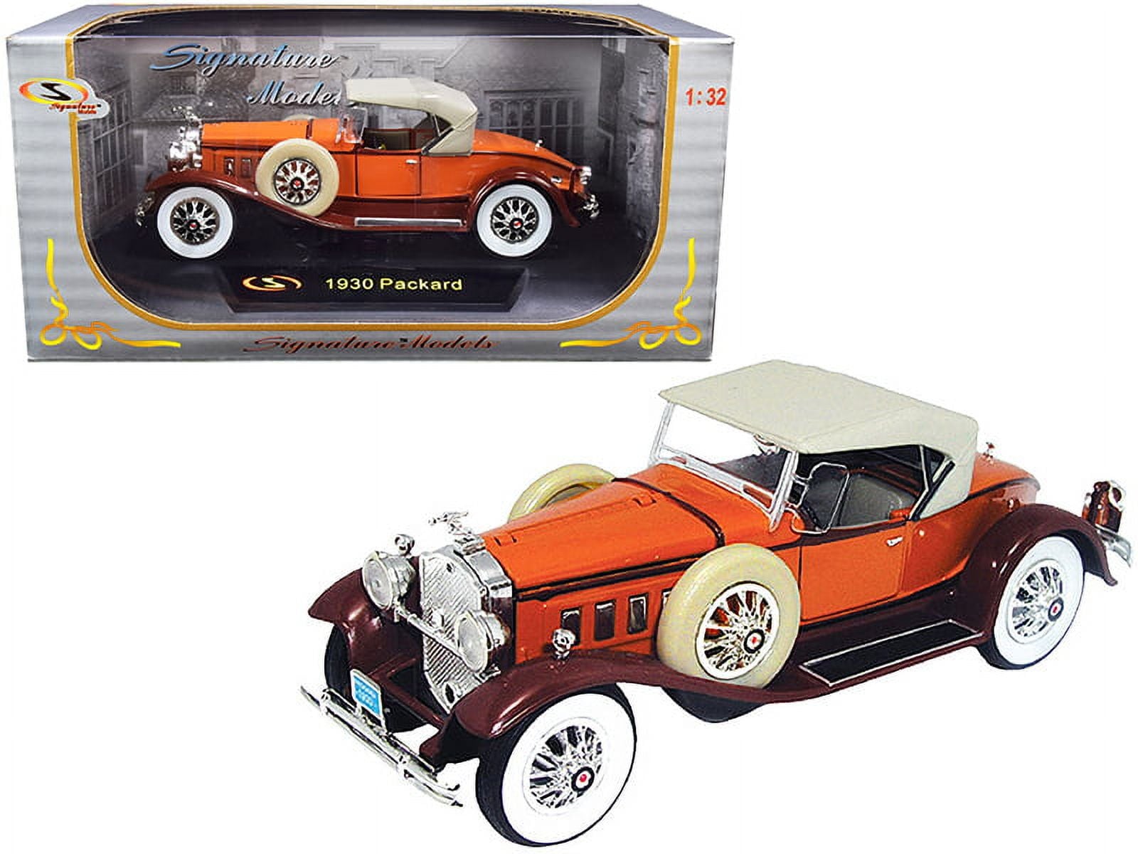 1930 Packard Boattail Speedster 1 by 32 Diecast Model Car, Brown