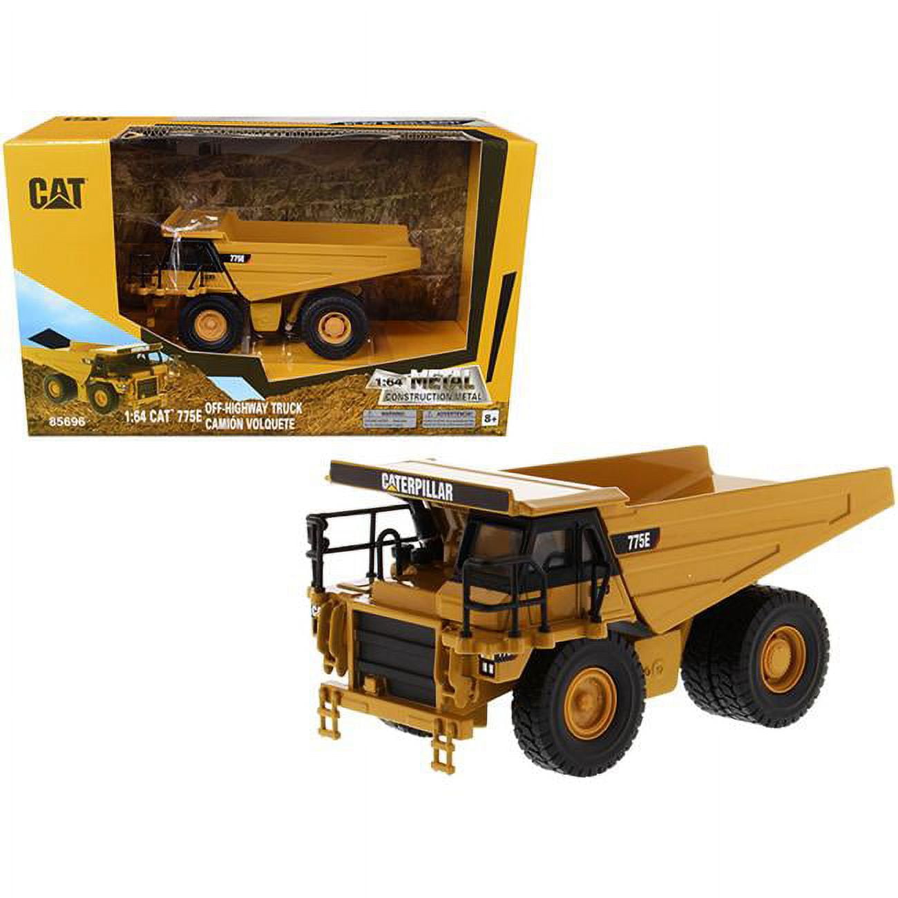 CAT Caterpillar 775E Off-Highway Dump Play & Collect 1 by 64 Scale Diecast Model Truck -  DIECAST MASTERS, DI94307