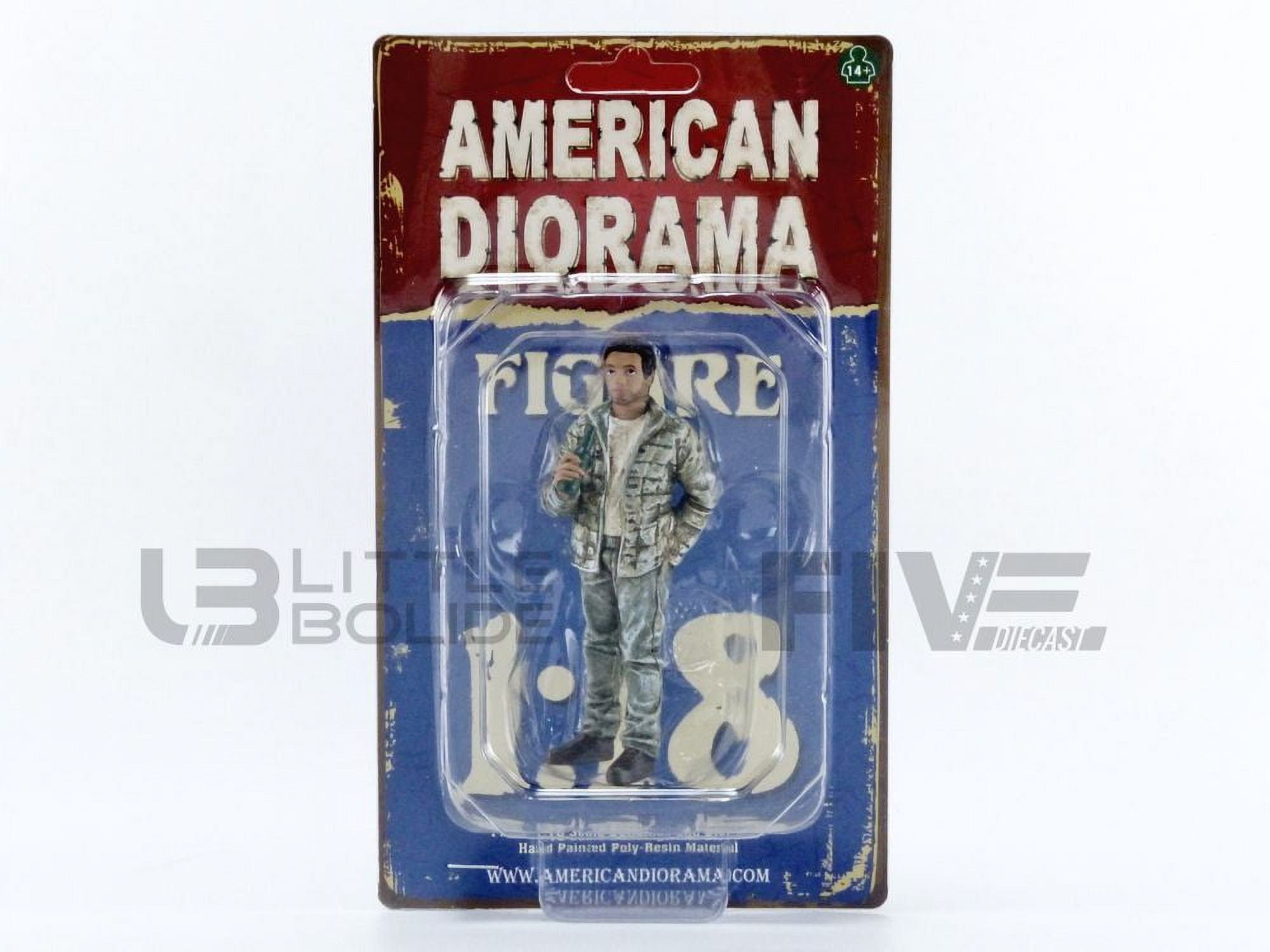Picture of American Diorama 76260 Auto Mechanic Hangover Tom Figurine for 1 by 18 Scale Models