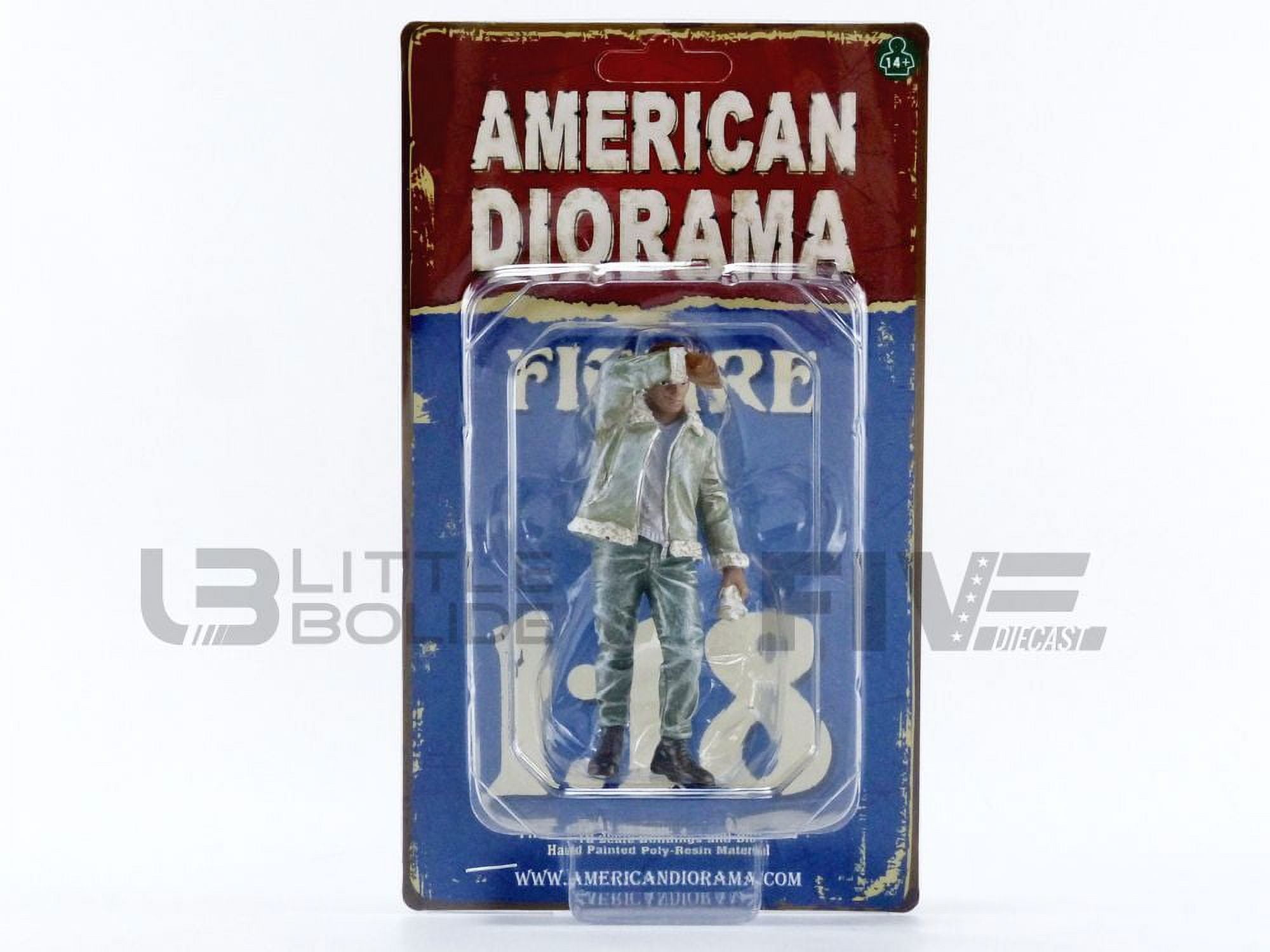 Picture of American Diorama 76262 Auto Mechanic Sweating Joe Figurine for 1 by 18 Scale Models