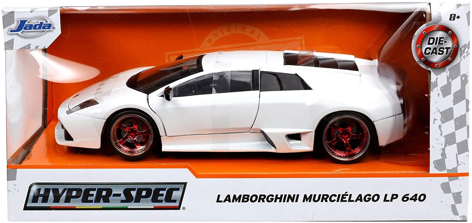 Lamborghini Murcielago LP640 Hyper-Spec 1 by 24 Scale Diecast Model Car, White