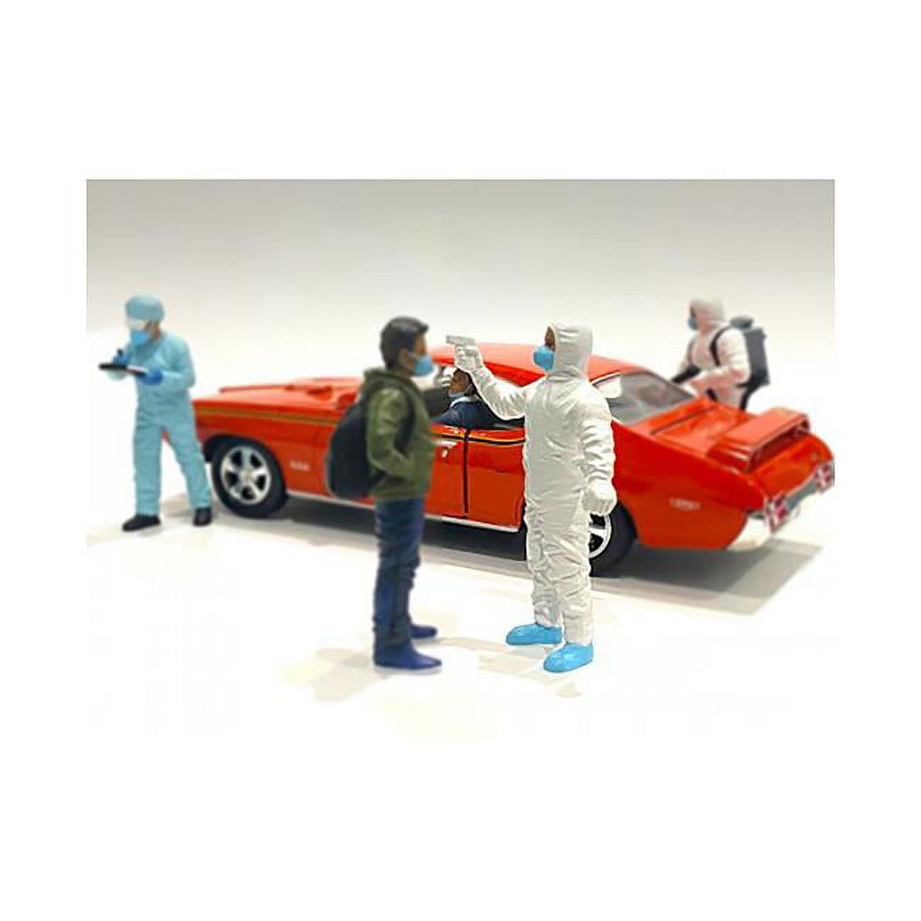 Picture of American Diorama 76372 Hazmat Crew Figurine VI for 1-24 Scale Models Car