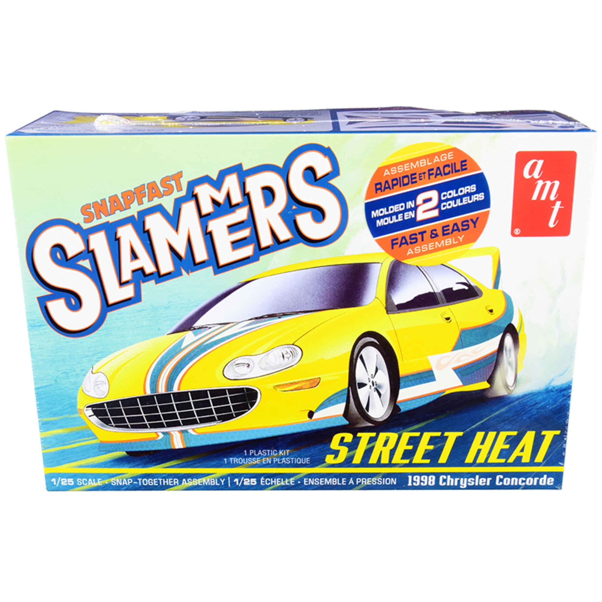 Picture of AMT AMT1227M 1-25 Scale Model for 1998 Chrysler Concorde Street Heat Slammers with Skill 1 Snap Model Kit