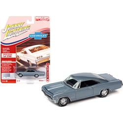 Picture of Johnny Lightning JLMC025-JLSP140A Series 0.16 4 Diecast Model Car for 1965 Chevrolet Impala SS Glacier Gray Metallic Limited Edition