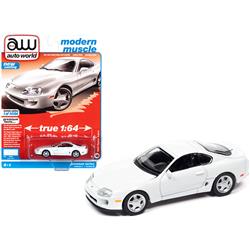 Picture of Autoworld 64302-AWSP064B Series 0.16 4 Diecast Model Car for 1993 Toyota Supra Super White Modern Muscle Limited Edition To Worldwide - 14104 Pieces