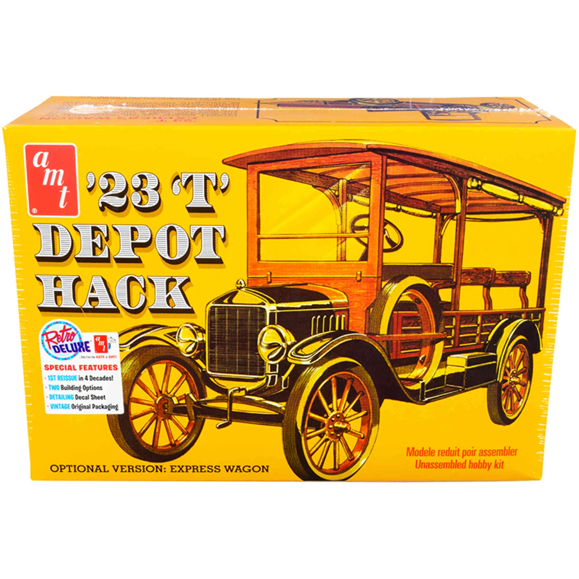 Picture of AMT AMT1237 Depot Hack 2-in-1 Kit 1-25 Scale Model Car for Skill 2 Model Kit 1923 Ford T