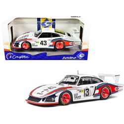 Picture of Solido S1805401 Series 1-18 Diecast Model Car for Porsche 935 Right Hand Drive Moby Dick No. 43 Manfred Schurti Rolf Stommelen Martini Racing Porsche System 24H