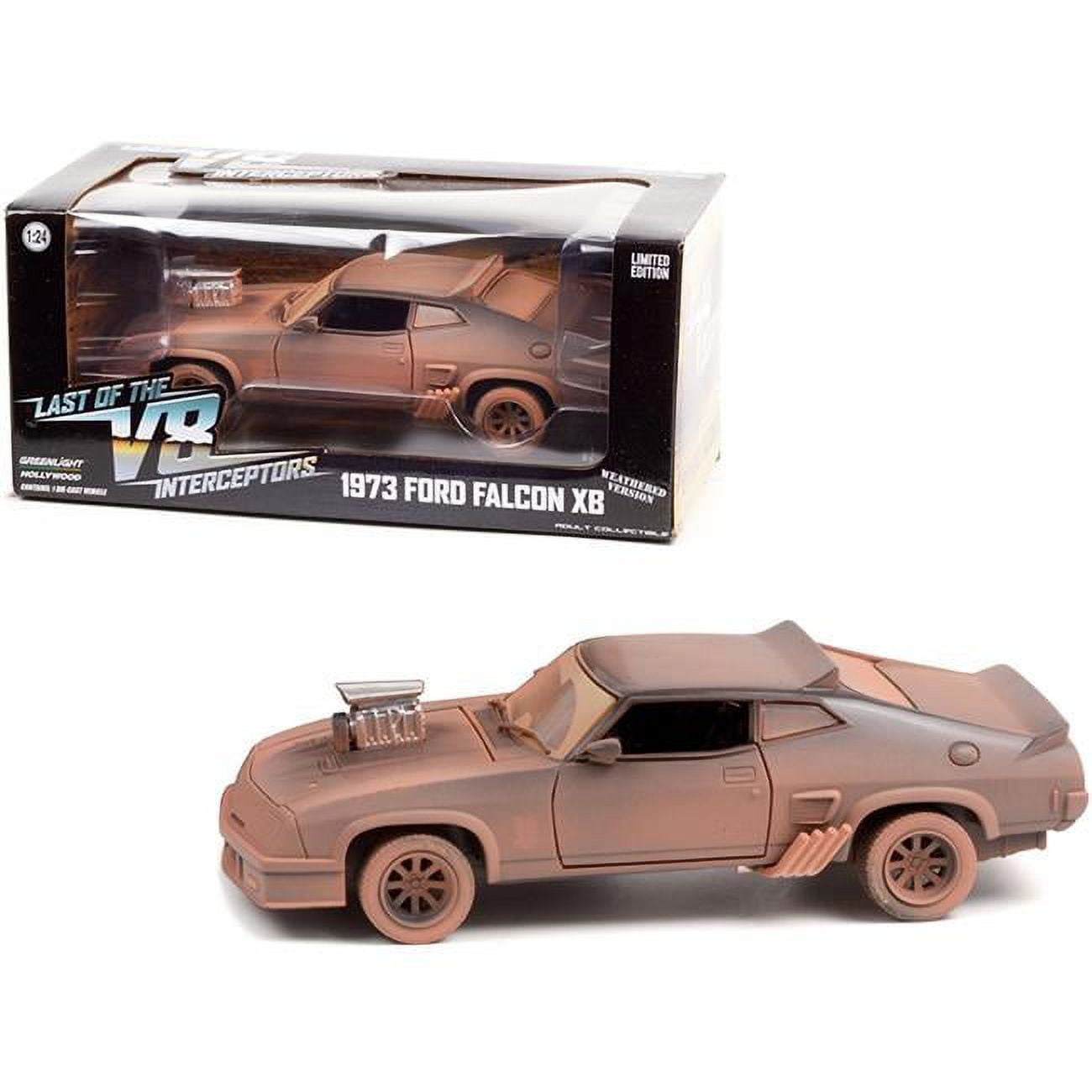 Picture of Greenlight 84052 1-24 Diecast Model Car for 1973 Ford Falcon XB Weathered Version Last Of the V8 Interceptors 1979 Movie