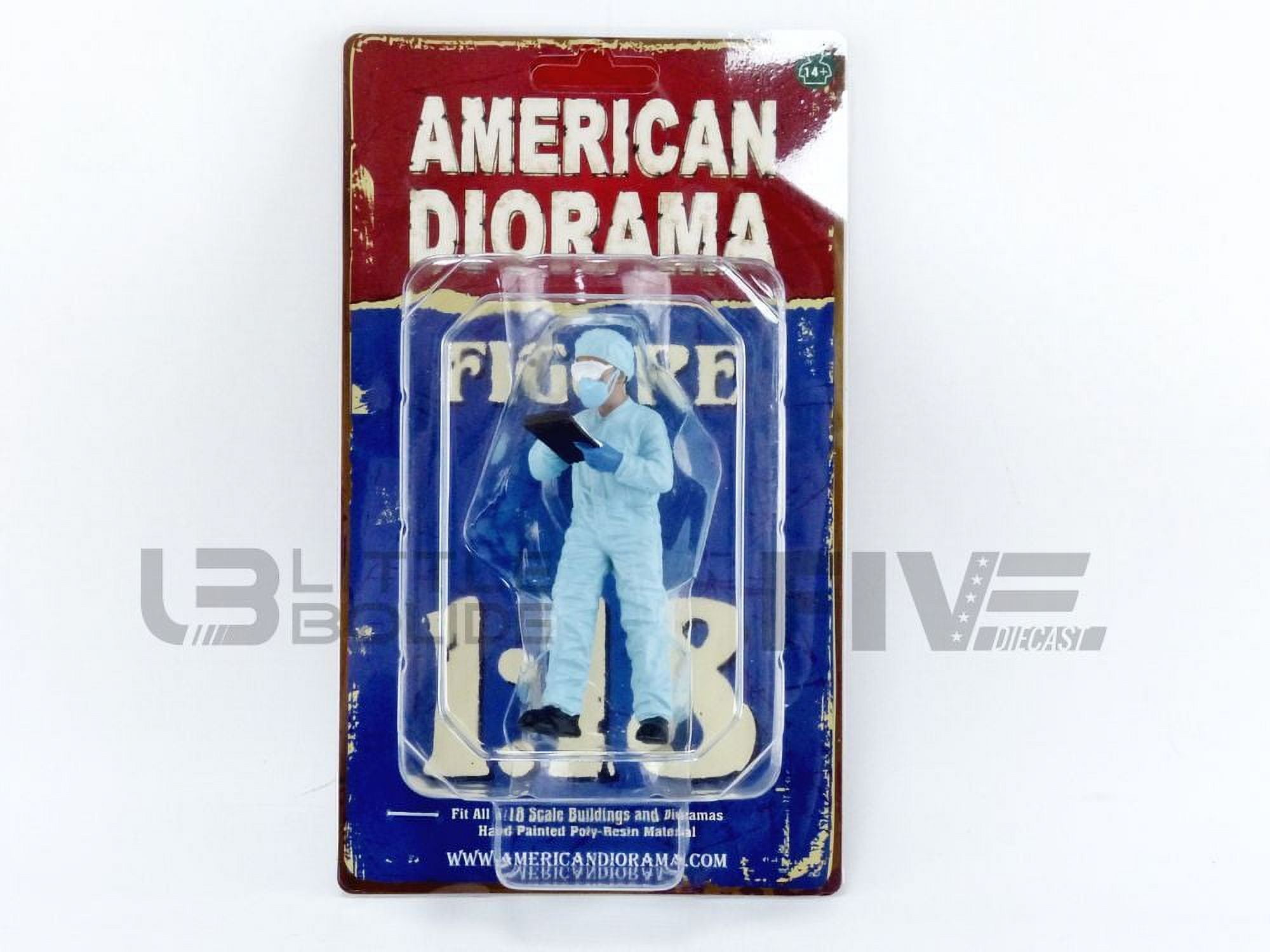 Picture of American Diorama 76270 Hazmat Crew Figurine IV for 1-18 Scale Models Car