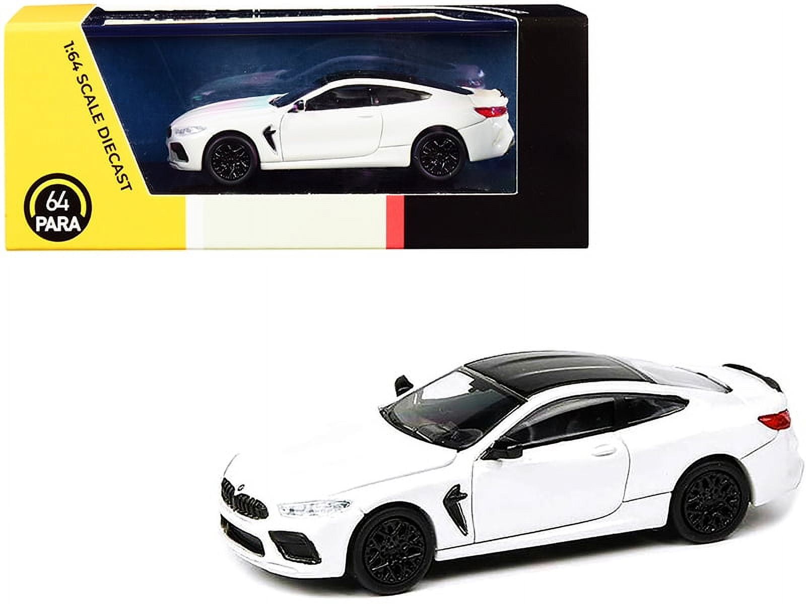 Picture of Paragon PA-55214 Top 0.16 4 Diecast Model Car for BMW M8 Coupe Alpine&#44; White & Black