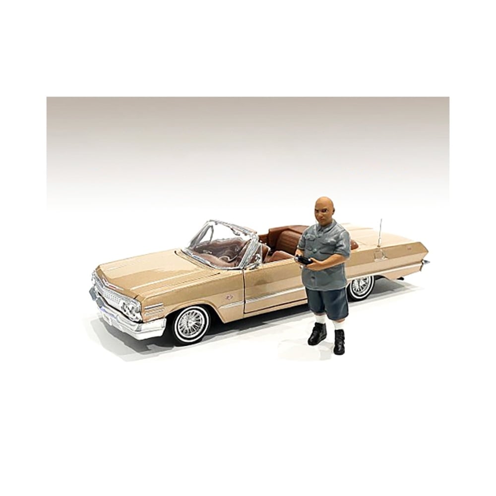 Picture of American Diorama 76373 3 in. Lowriderz Figurine I for 1 by 24 Scale Models, Gray