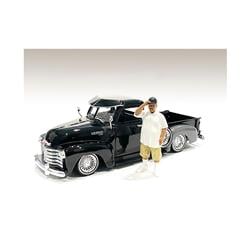Picture of American Diorama 76374 3 in. Lowriderz Figurine II for 1 by 24 Scale Models&#44; Beige&#44; Tan & White