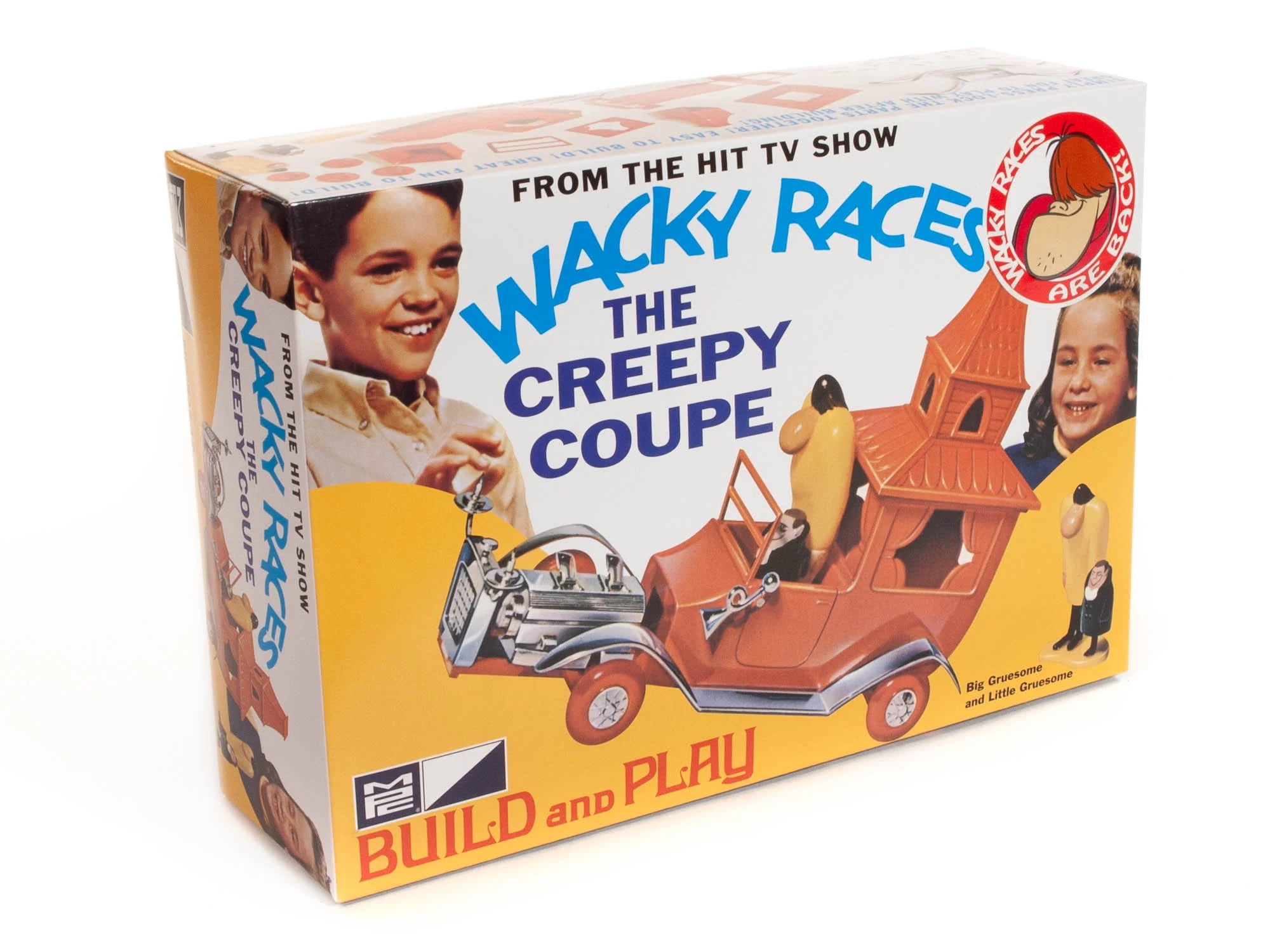 The Creepy Coupe with Big & Little Gruesome Figurines Wacky Races TV Series Skill 2 Snap Model Kit 1 by 25 Scale Model for 1968