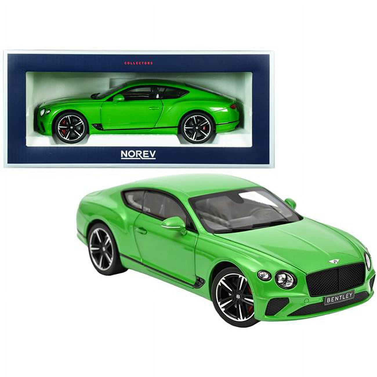 Picture of Norev 182784 Apple Green Metallic 1 by 18 Diecast Model Car for 2018 Bentley Continental GT