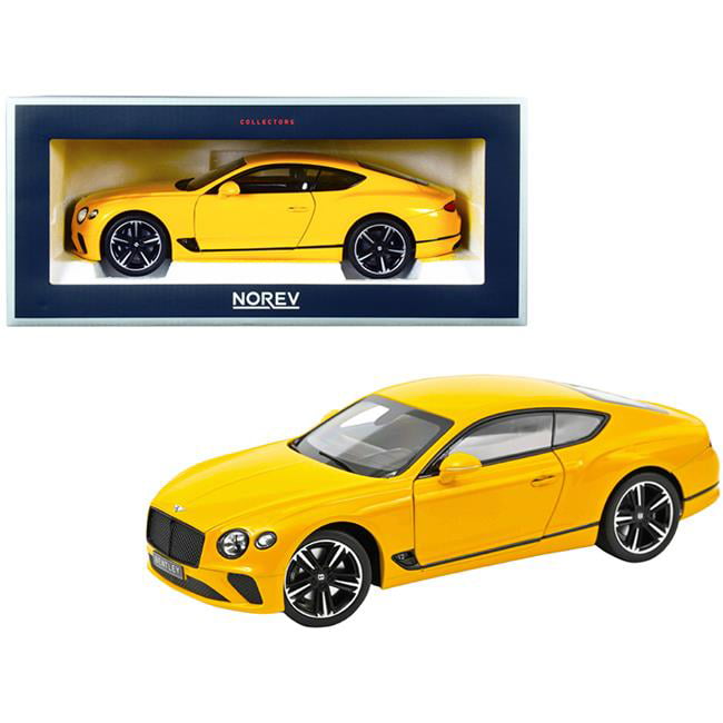 Picture of Norev 182786 Monaco Yellow 1 by 18 Diecast Model Car for 2018 Bentley Continental GT
