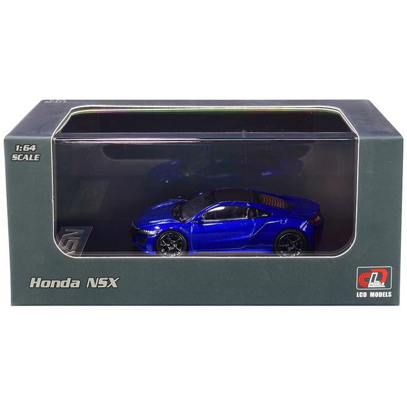 LCD64004bl Honda NSX Blue Metallic with Carbon Top 1-64 Scale Diecast Model Car -  LCD Models