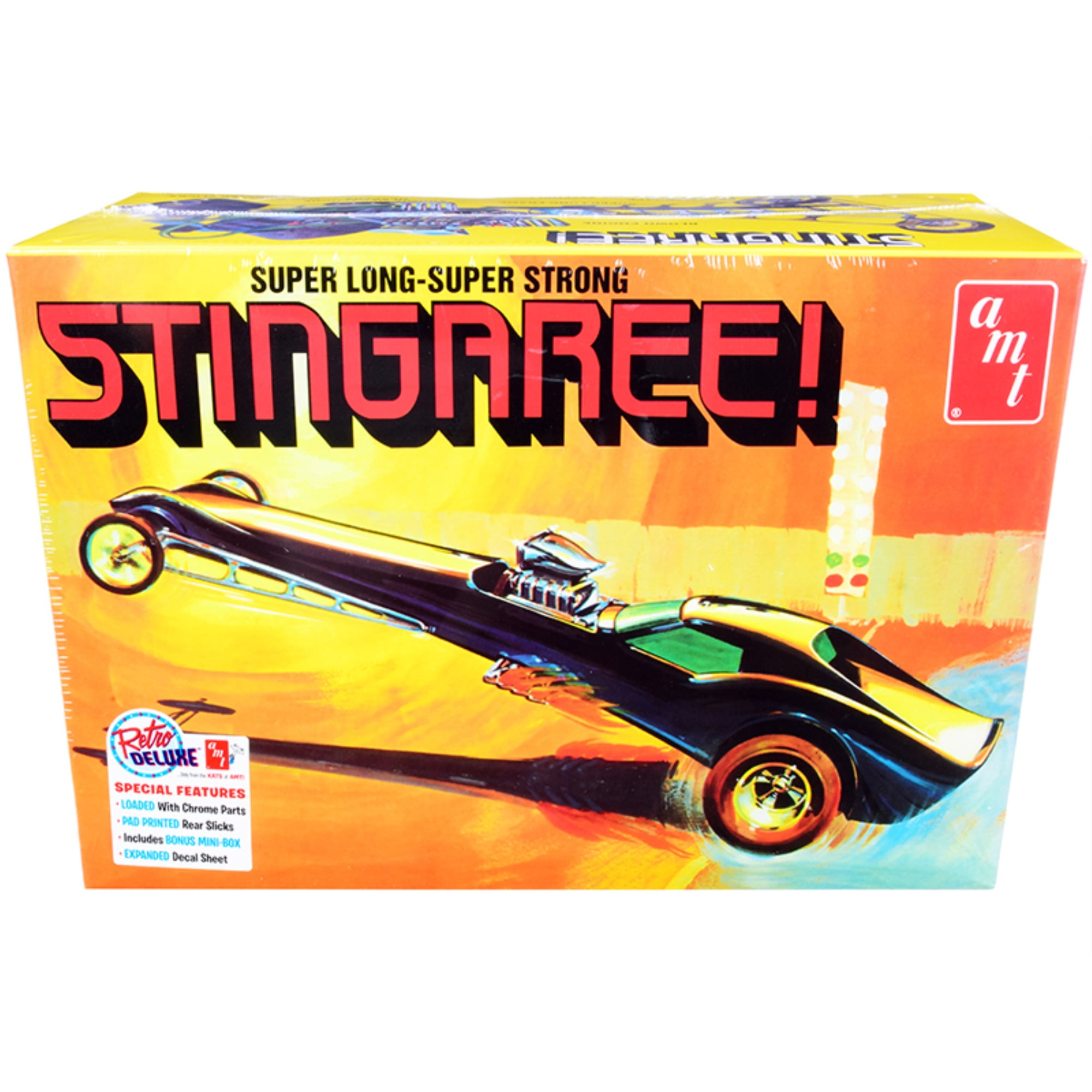 Skill 2 Model Kit Stingaree Custom Dragster 1-25 Scale Model Car