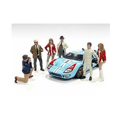 Picture of American Diorama 76395-76396-76397-76398-76399-76400 2 in. Race Day Figurine Set for 1-24 Scale Model Car - 6 Piece
