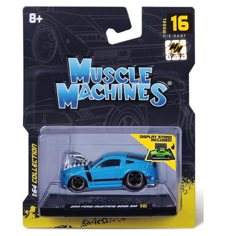 1993 Ford Mustang SVT Cobra CHP California Highway Patrol Black & White 1-64 Scale Diecast Model Car -  Muscle Machines, MU758678