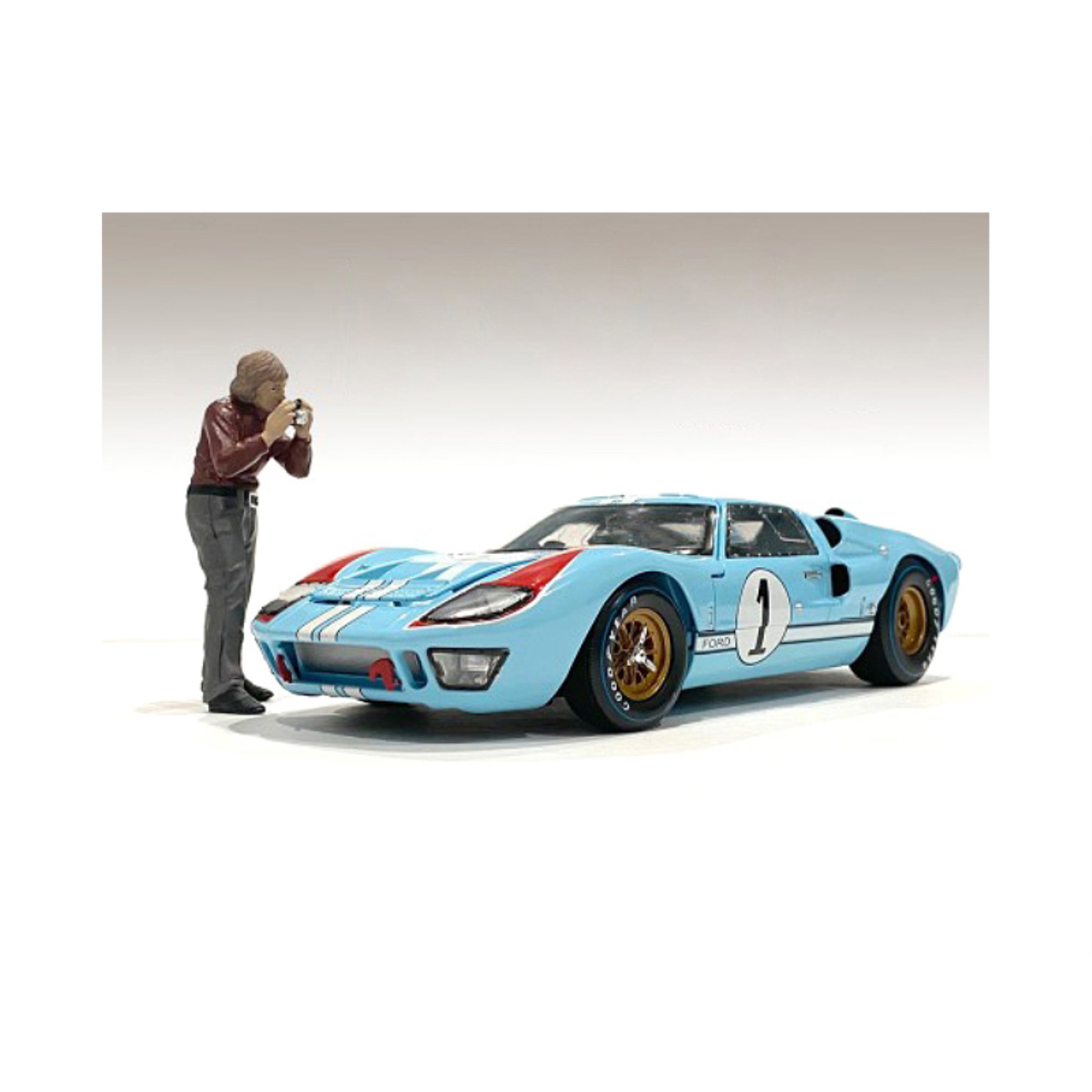 Picture of American Diorama 76284 4 in. Race Day 1 Figurine II for 1 by 18 Scale Model Car