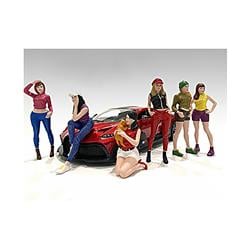 Picture of American Diorama 76301-76302-76303-76304-76305-76306 1-18 Scale Girls Night Out Figurine Set for Model - 6 Piece