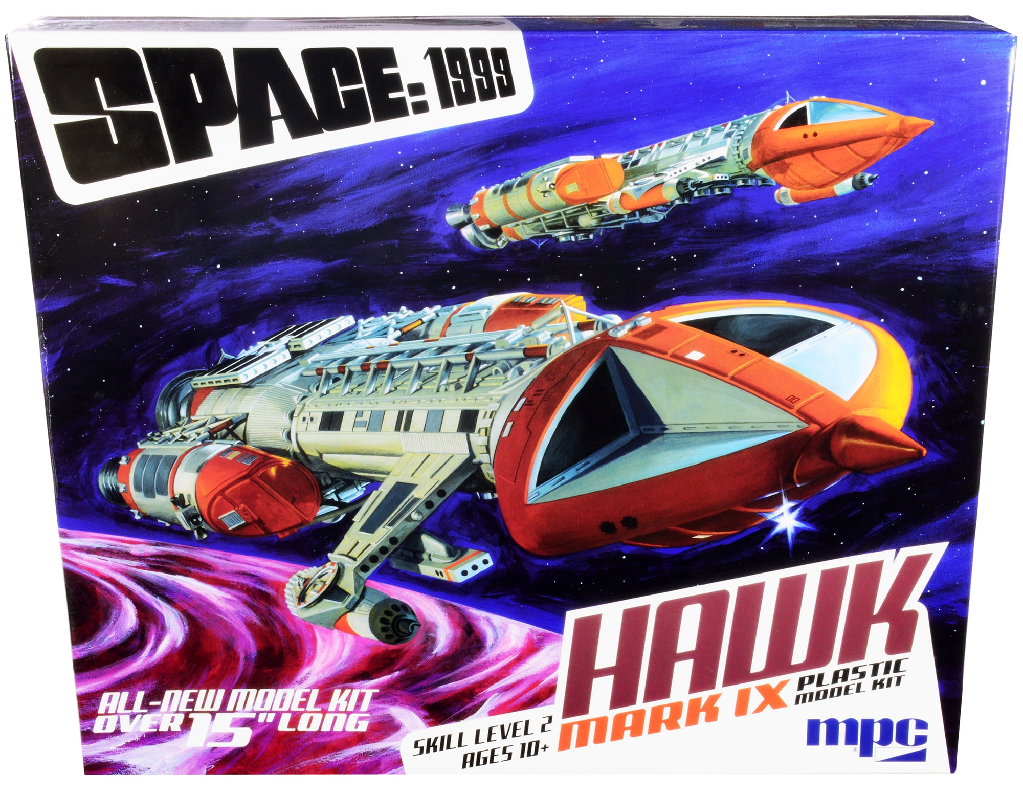 1-48 Scale Hawk Mark IX Space Fighter Space-1999 TV Show Skill 2 Model Kit