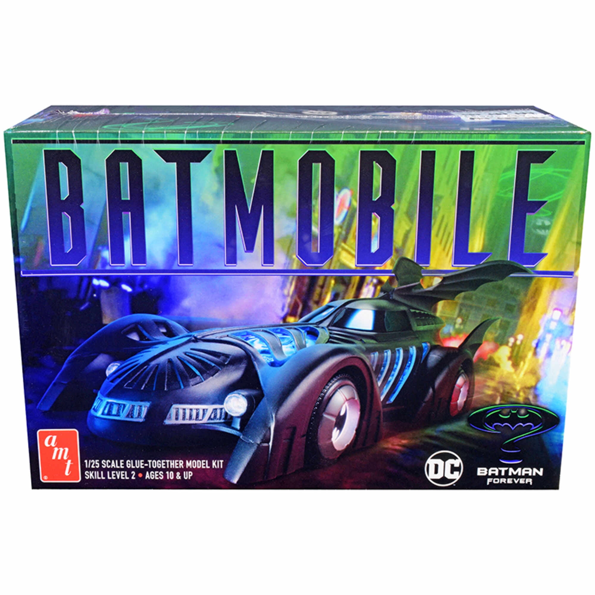 1-25 Scale Skill 2 Model Kit Batmobile Batman Forever Movie Scale Model