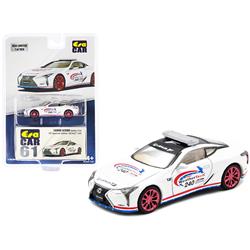 3 in. 1-64 Scale Lexus LC500 Safety Car IMSA WeatherTech 240 at Daytona 1st Special Edition Limited Edition to Diecast Model Car, White - 960 Piece -  Diecast Dropshipper, LS21LCRF61