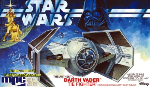 MPC952 Skill 2 Model Kit Darth Vaders Tie Fighter Star Wars Episode IV A New Hope Movie
