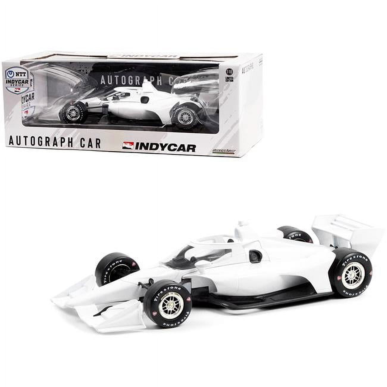 Picture of Greenlight 11122 1-18 Scale Diecast Dallara Indycar Autograph Car Ntt Indycar Series Model Car, White