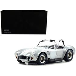 1-18 Scale Diecast Shelby Cobra 427 S&C Stripe Model Car, Metallic Silver & White -  PlushDeluxe, PL3470330