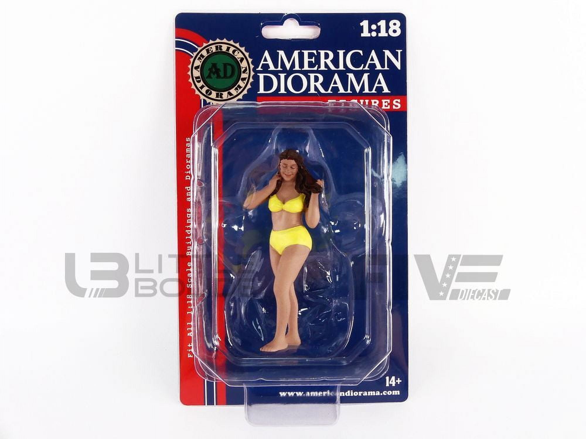 Picture of American Diorama AD76316 4 in. 1-18 Scale Beach Girl Amy Model Figurine
