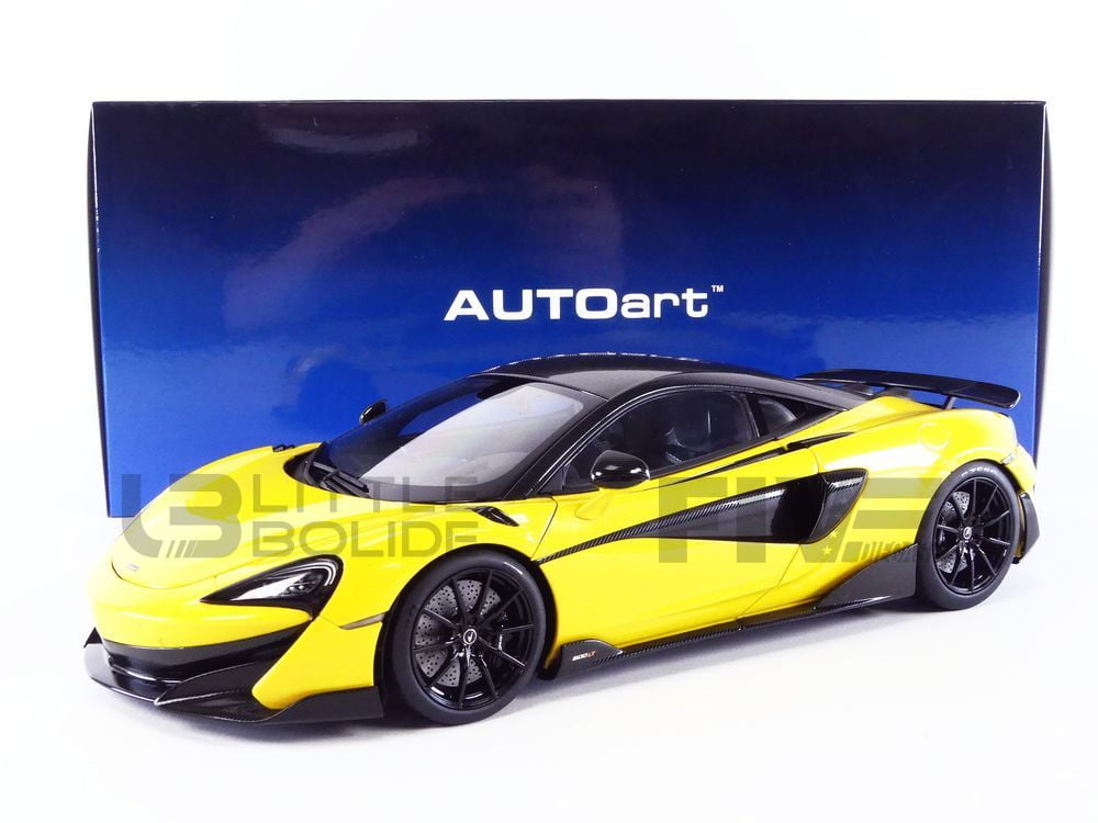 Picture of Autoart 76082 1-18 Scale Mclaren 600lt Sicilian & Carbon Model Car&#44; Yellow