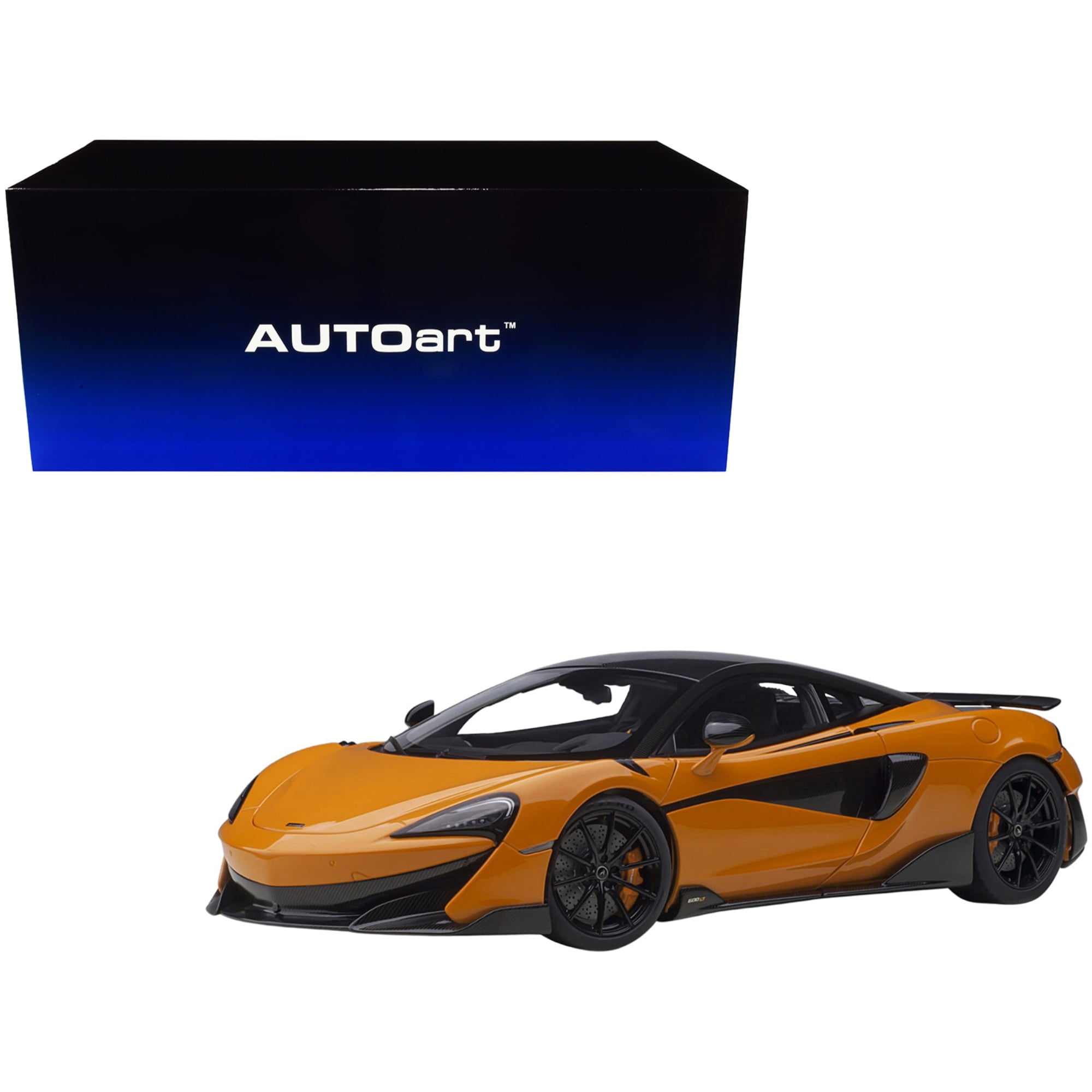 Picture of Autoart 76084 1-18 Scale Mclaren 600lt Myan & Carbon Model Car&#44; Orange