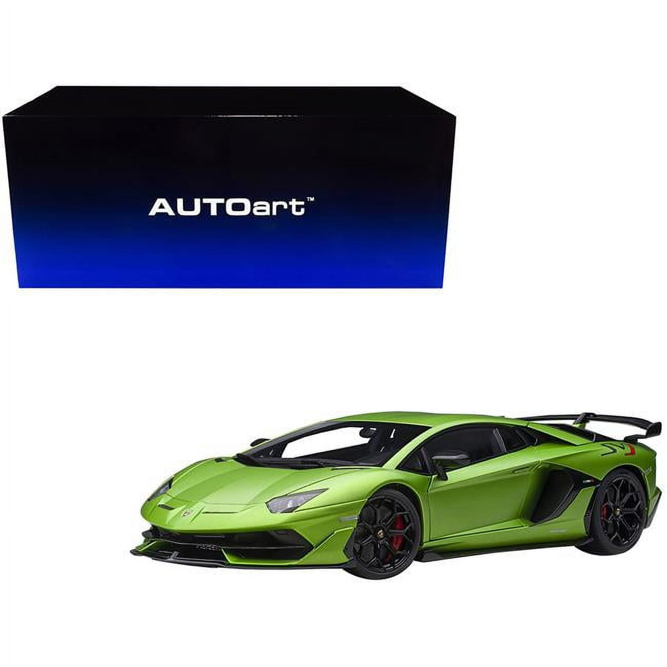Picture of Autoart 79178 1-18 Scale Lamborghini Aventador Svj Verde Alceo Model Car&#44; Metallic Matte Green