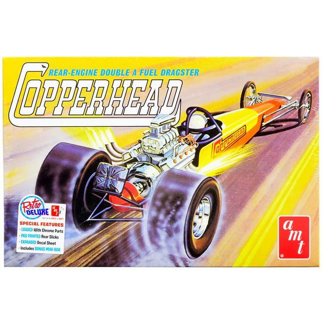 Picture of AMT AMT1282 Copperhead Rear Engine Double A Fuel Dragster Plastic Model Kit