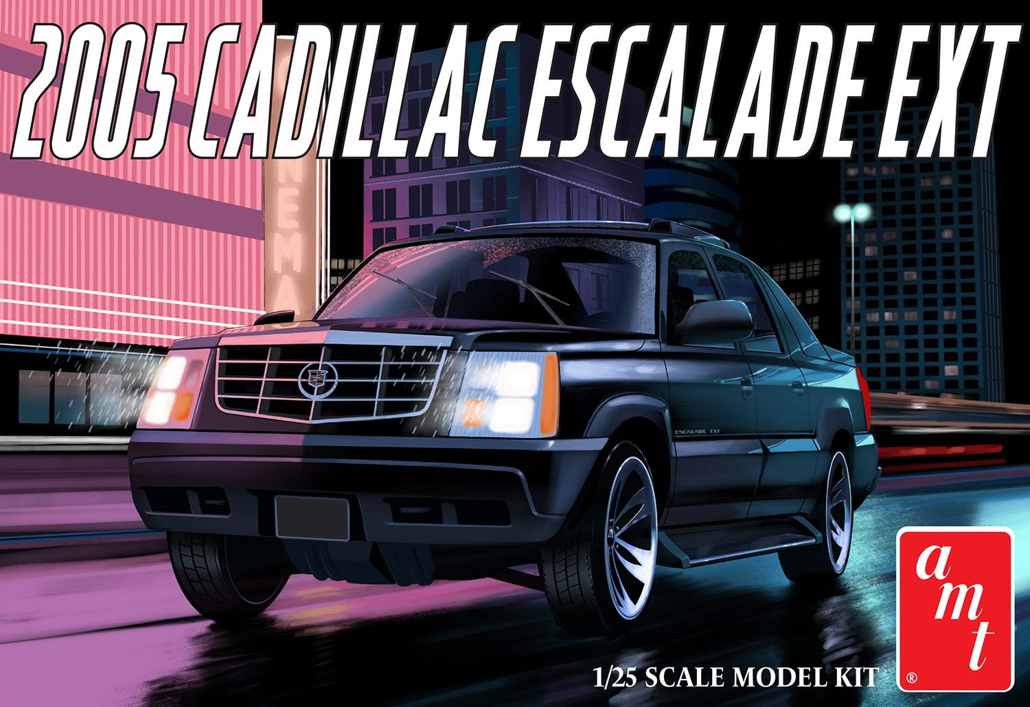 Picture of AMT AMT1317 2005 Cadillac Escalade Ext Plastic Model Kit