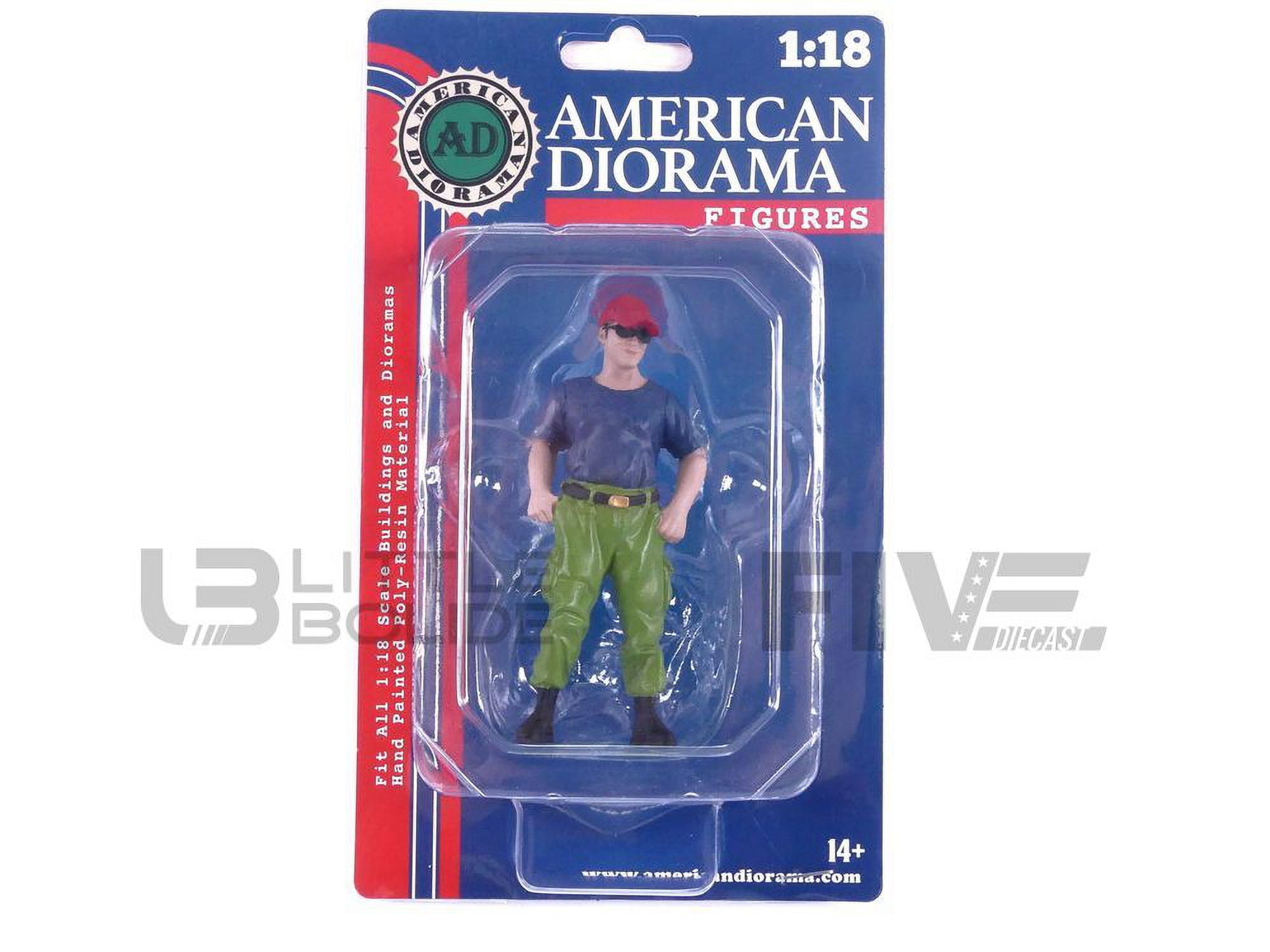 Picture of American Diorama AD76321 Firefighters Off Duty Figure for 1 by 18 Scale Models